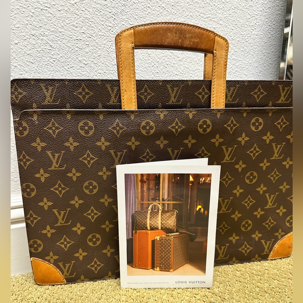 Louis Vuitton Rare Briefcase/Document Case